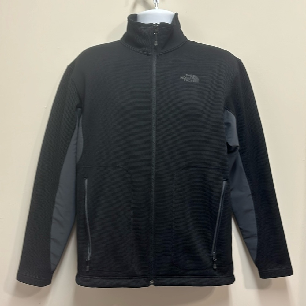 THE NORTH FACE Men's Black Softshell Full Zip Fleece Lined Jacket M